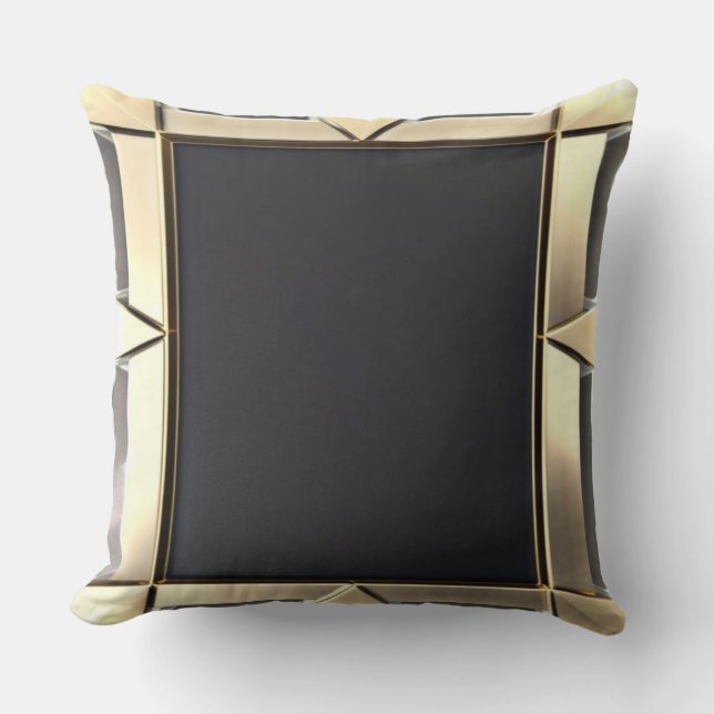Pillow/Neo Gold/Large Throw Pillow (Front)