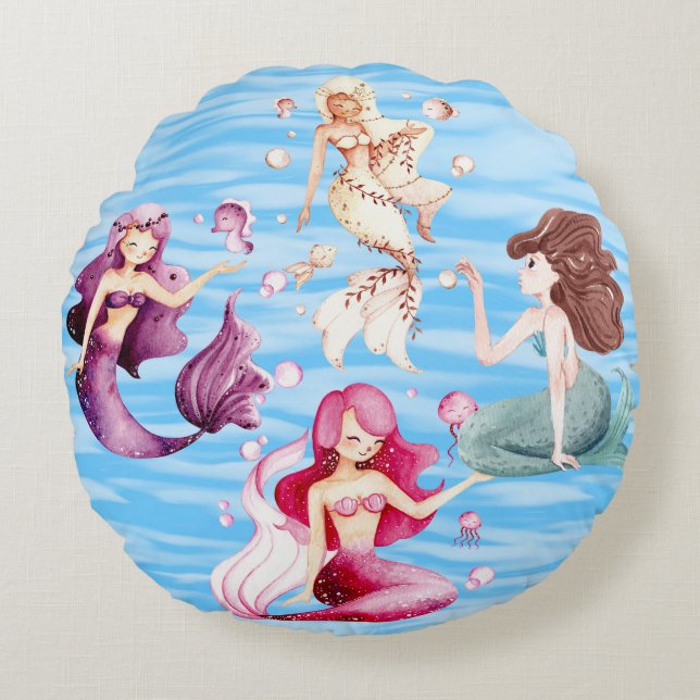 pillow of four mermaids (Front)
