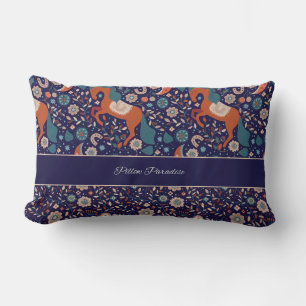 Pillow Paradise Branded Modern Art Horse Abstract