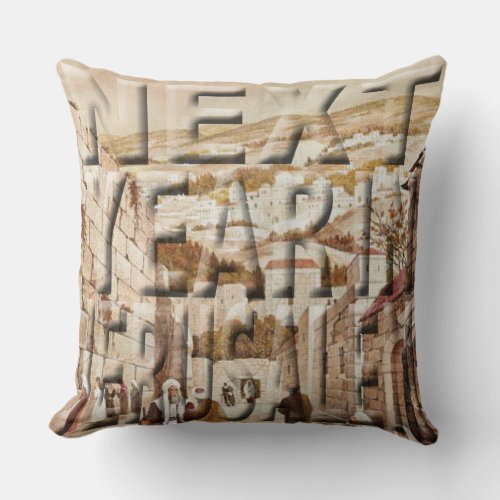 Pillow Passover 20 x 20 Jerusalem