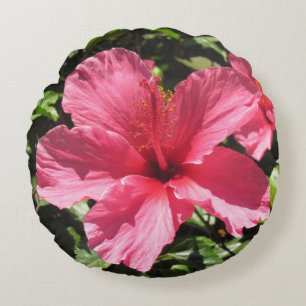 Pillow - Pink Hibiscus Blossom