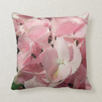 Pillow - Pink Hydrangeas