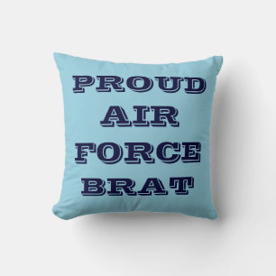 Pillow Proud Air Force Brat