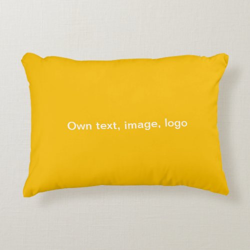 Pillow Rectangle Polyester uni Yellow