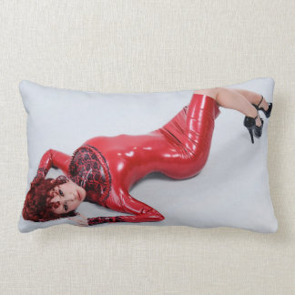 PILLOW - RED LATEX DRESS - Bianca Beauchamp