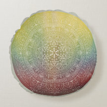 Pillow round soul mirror image