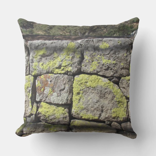Pillow - Stacked Stone Wall (Front)