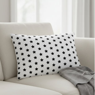 pillow stars white for kids