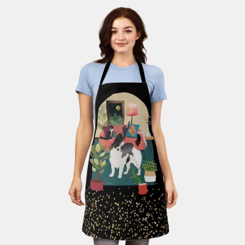 PILLOW TALK Papillon  grooming apron