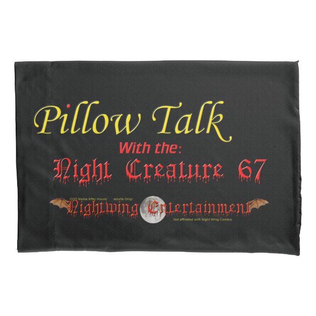 Pillow Talk Pillow Case (Front-Left)