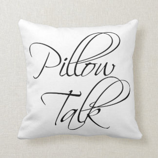 Pillow Talk Throw Pillow