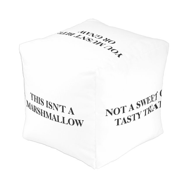 Pillow that is ABSOLUTELY NOT a marshmallow (Angled Back)