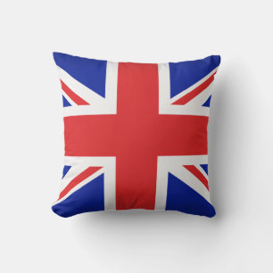Pillow-Throw Pillow-British Flag Throw Pillow