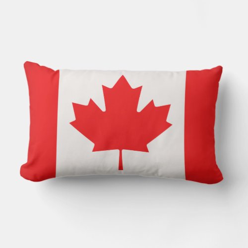 Pillow_Throw Pillow_Canadian Flag Lumbar Pillow