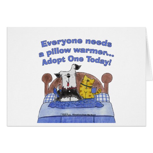 Pillow Warmers Cards (Front Horizontal)