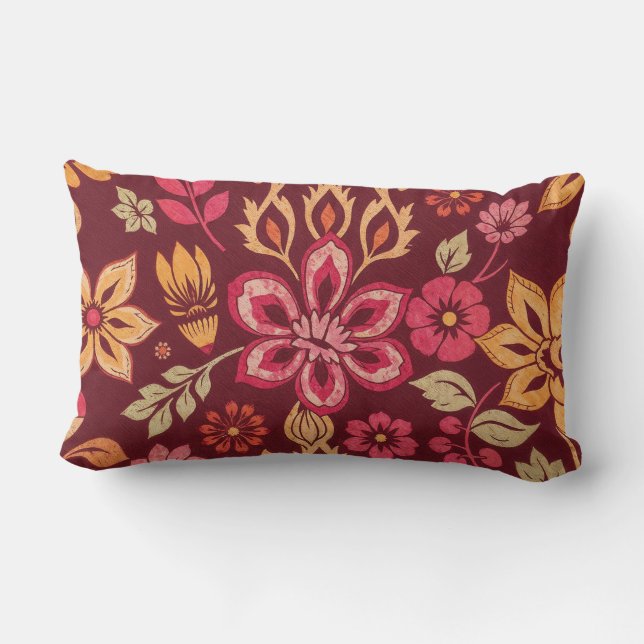 Pillow with batik pattern (Back)