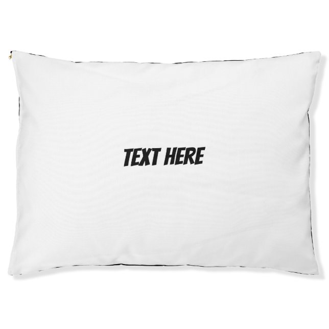 pillow with custom words (Front)