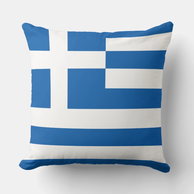 Pillow with flag of Greece (Front)
