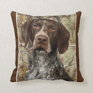 Pillow with German Short Hair Pointer Dog