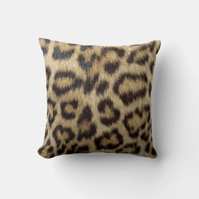 Pillow with Leopard Print (Front)