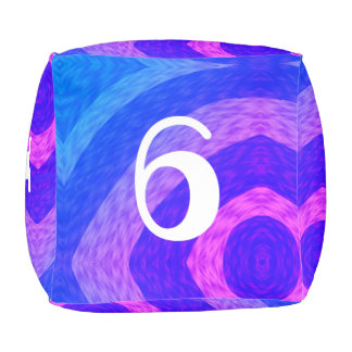 Pillow with numbers to play and decorating