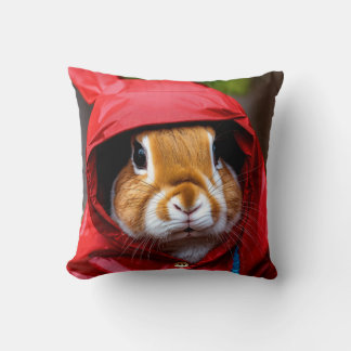 pillow with rappit