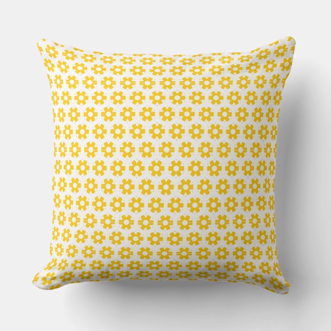 Pillow - Yellow Florets (Front)