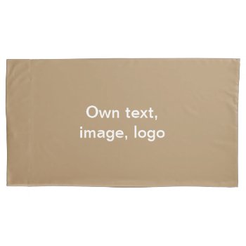 Pillowcase King Size Single Uni Gold Tone by Oranjeshop at Zazzle