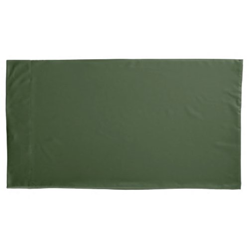 Pillowcase King Size Single uni Green