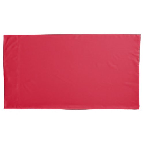 Pillowcase King Size Single uni Red
