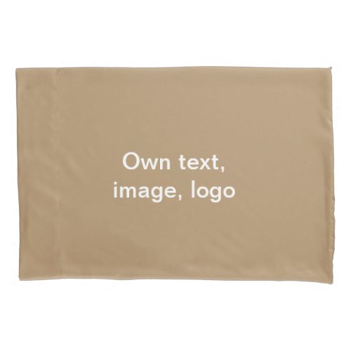 Pillowcase Standard Size Single uni Gold tone