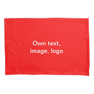 Pillowcase Standard Size Single uni Red
