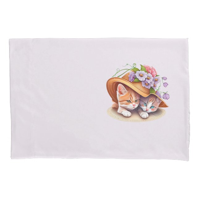 Pillowcase with Cats (Front)
