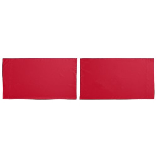 Pillowcases King Size Pair uni Red_Green