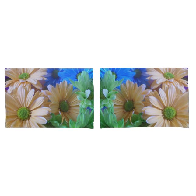 Pillowcases - Multi-Colored Daisies I (Front-Set)