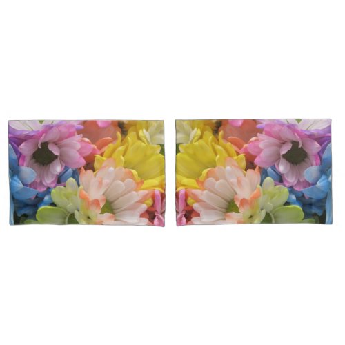 Pillowcases _ Multi_Colored Daisies II