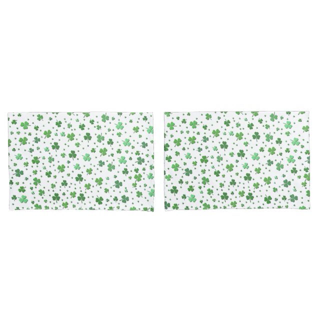 Pillowcases - Showers of Shamrocks (Front-Set)
