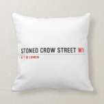 stoned crow Street  Pillows