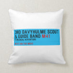 3rd Davyhulme Scout & Guide Band  Pillows