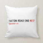 PAXTON ROAD END  Pillows