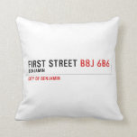 First Street  Pillows