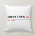 Talfourd avenue  Pillows