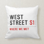 west  street  Pillows