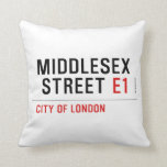MIDDLESEX  STREET  Pillows