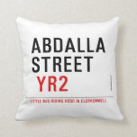Abdalla  street   Pillows