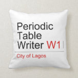 Periodic Table Writer  Pillows