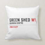 green shed  Pillows