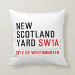 new scotland yard  Pillows