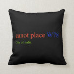canot place  Pillows