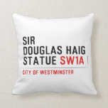 sir douglas haig statue  Pillows